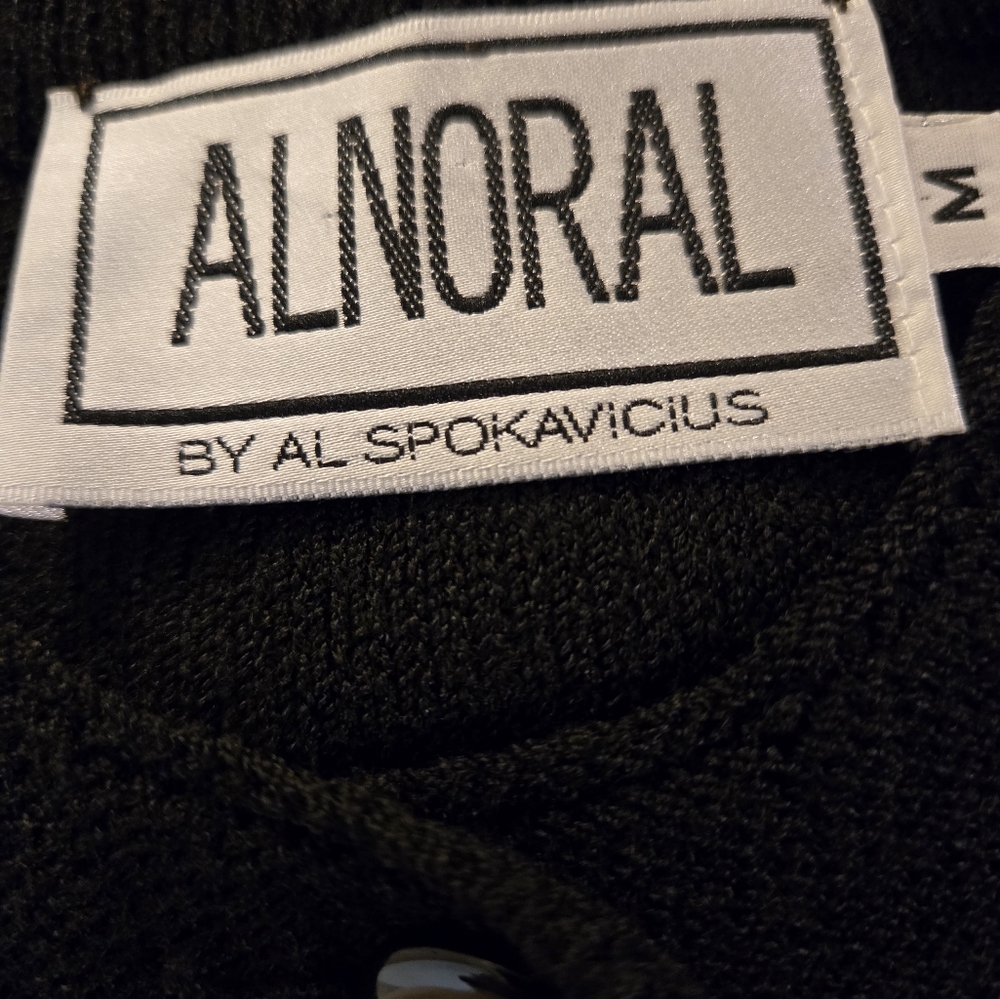 ALNORAL Women's Size M 75% Wool Art-to-Wear tunic cardigan with patchwork detail - Picture 3 of 11